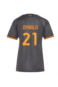 AS Roma Paulo Dybala #21 Jalkapallovaatteet Naisten Kolmaspaita 2026-27 Lyhythihainen